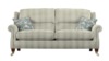 Large 2 Seater Sofa. Grade B Fabric - Paris Stripe Oyster